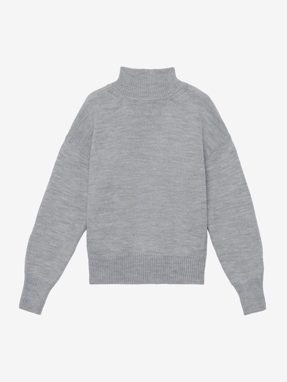 Костюм: свитер оверсайз и брюки XS/S, пепельно-серый - фото 5