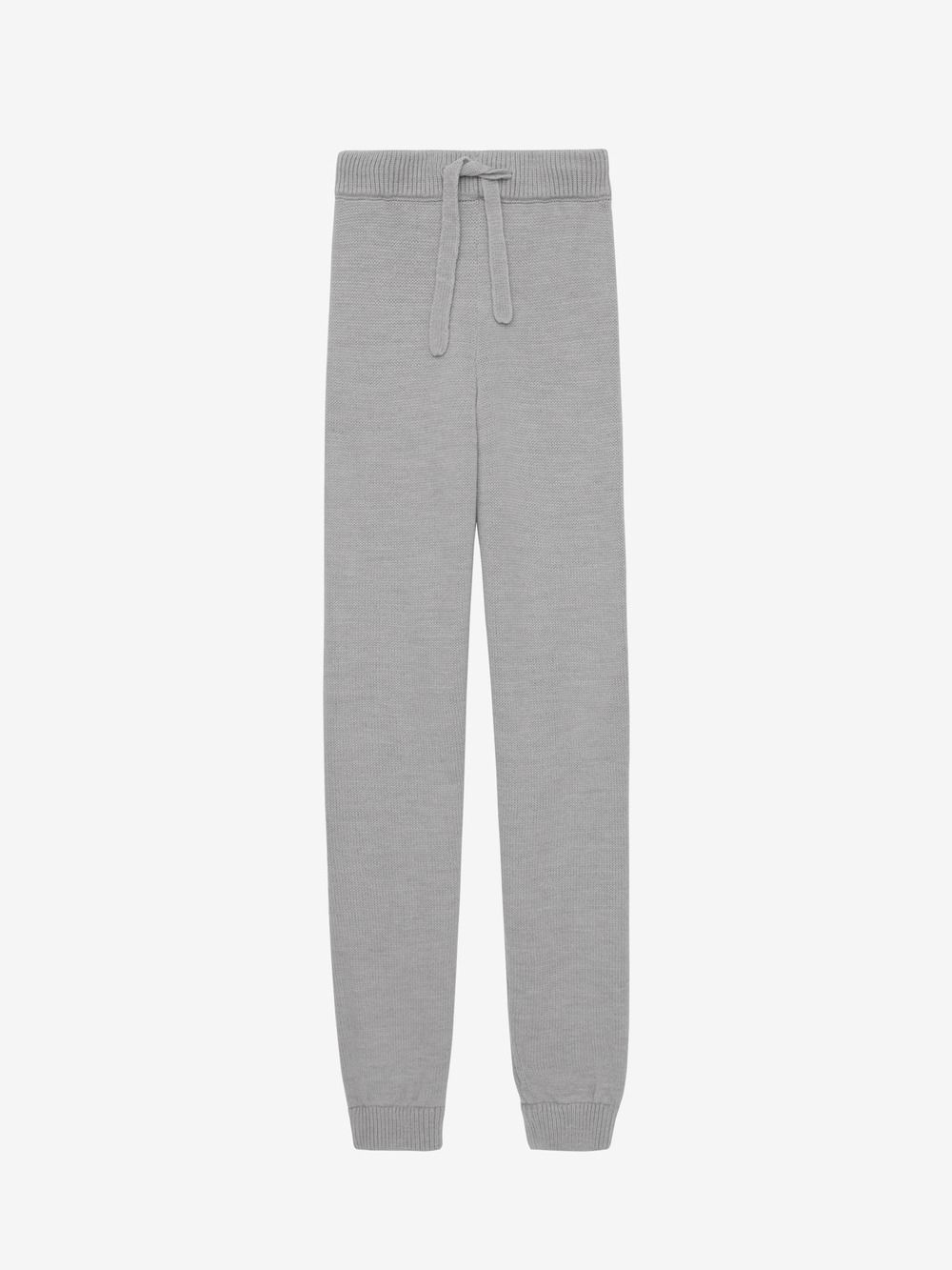 Костюм: свитер оверсайз и брюки S/M, светло-серый - фото 7