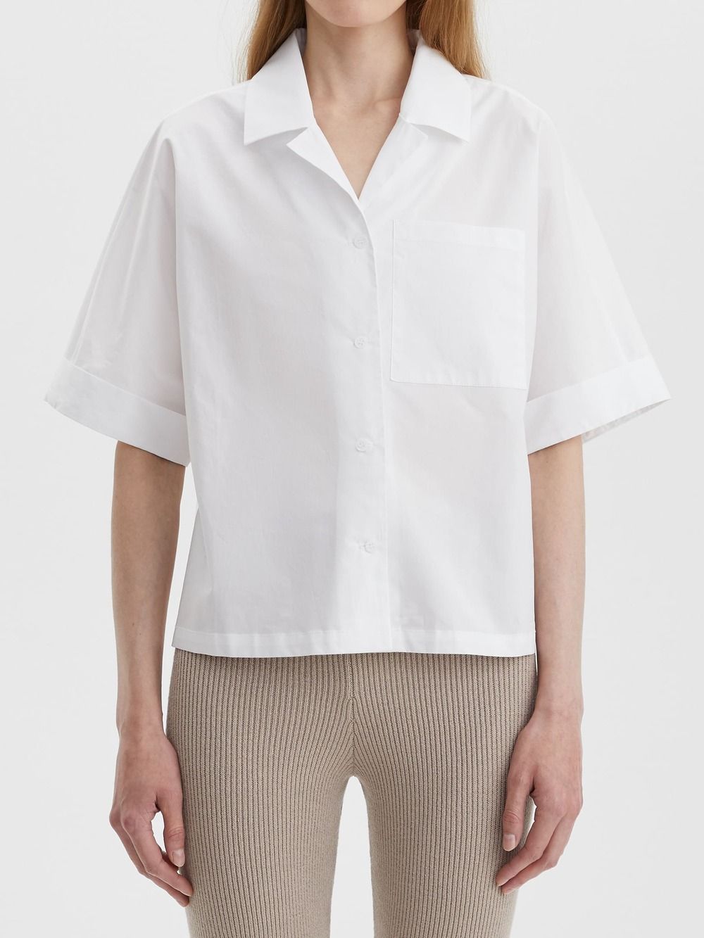 Рубашка с коротким рукавом XS/S, белый - фото 4