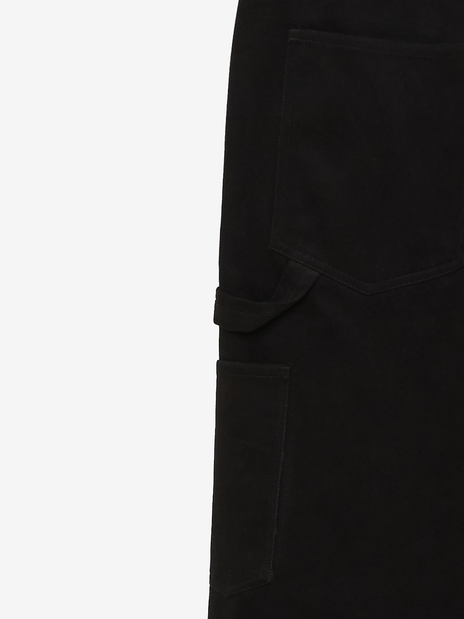 Брюки свободного кроя с боковыми карманами S, черный - фото 5
