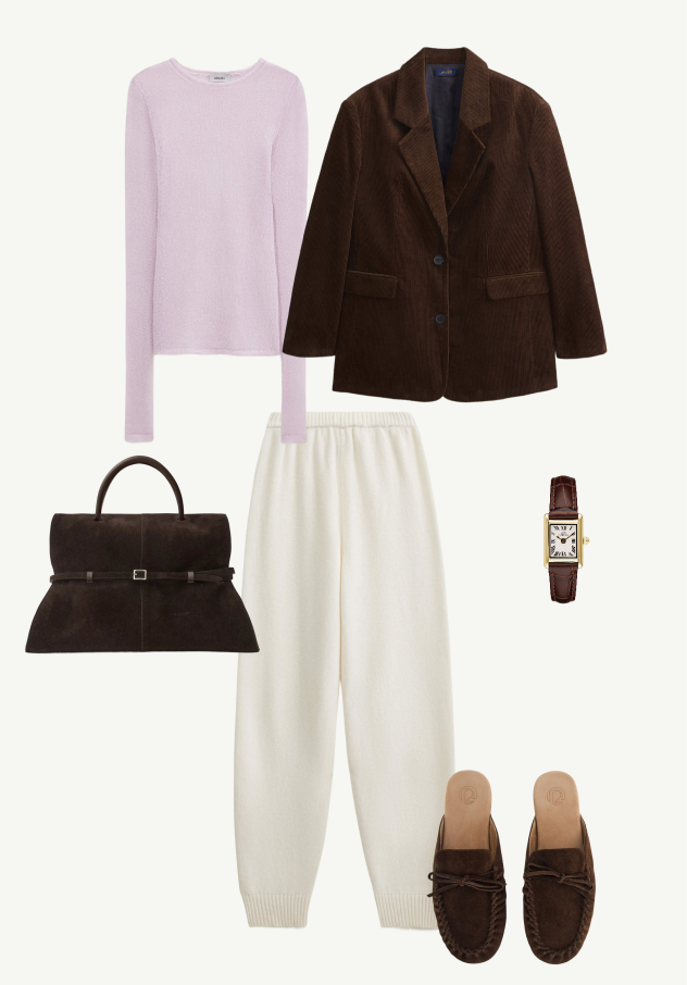 Городские будни: расслабленный жакет и еле заметный супермохер