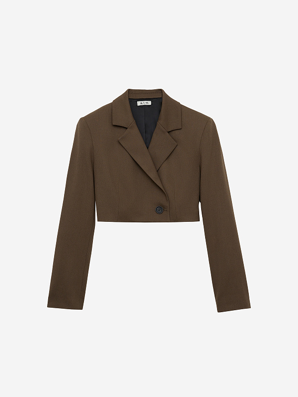 Кроп-жакет укороченный, фото 1