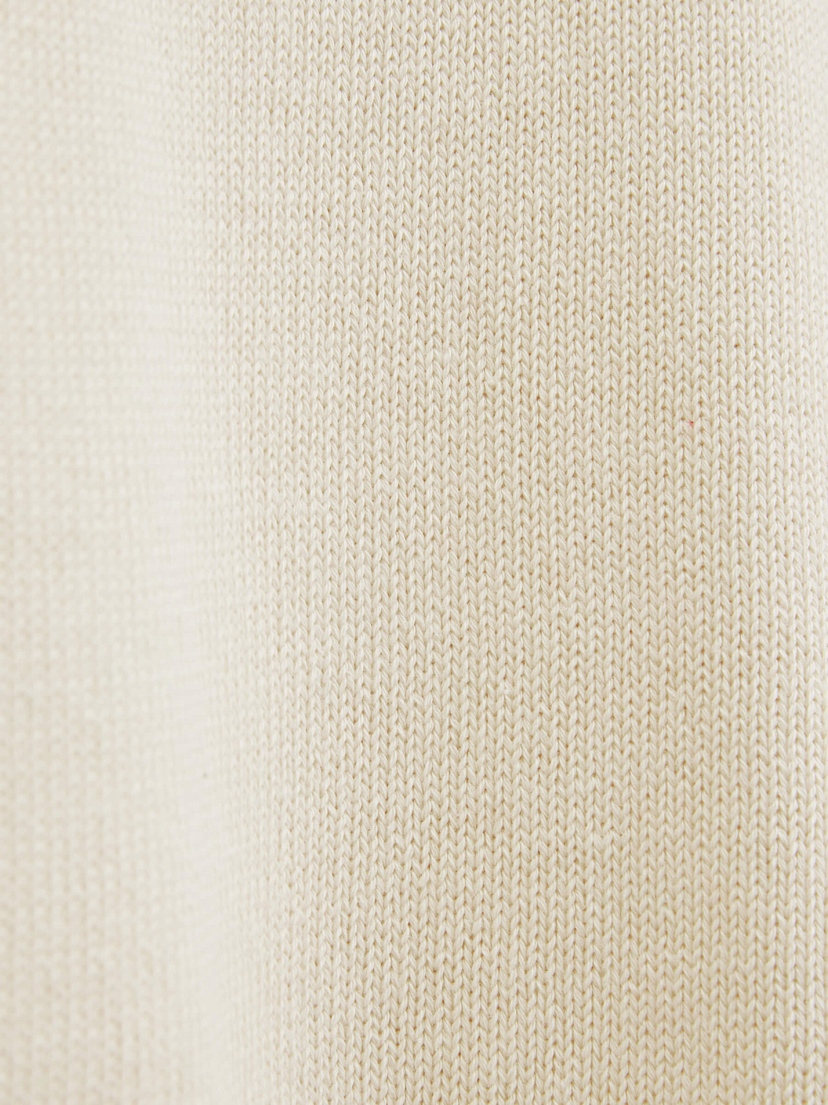 Поло с коротким рукавом из 100% хлопка, молочный