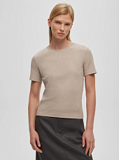 Футболка 0215, серо-бежевый
