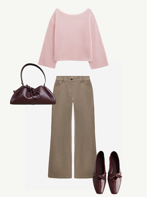 Розовый туман и структура хаки: игра фактур