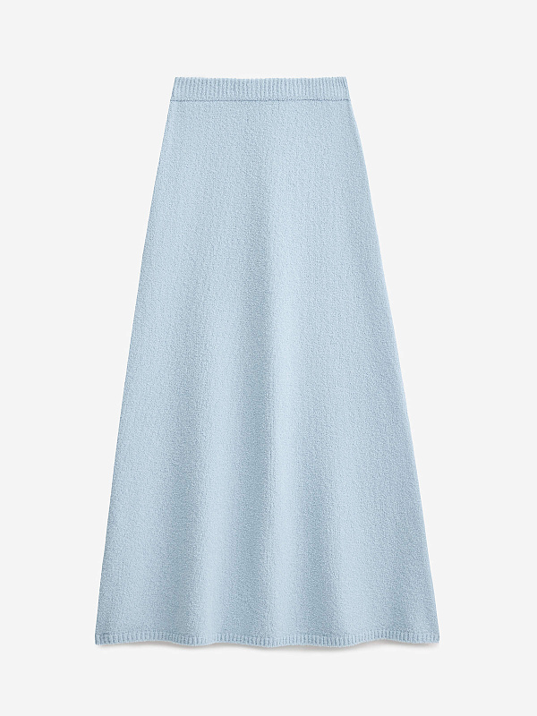 Юбка А-образного силуэта из хлопка букле, фото 1