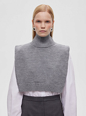 Манишка, серый