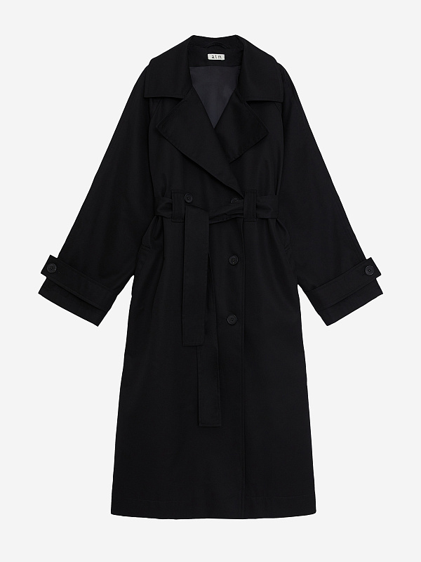 Тренч двубортный свободного кроя, фото 1