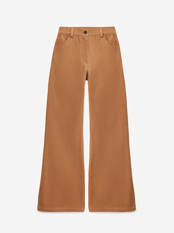 Брюки клеш из денима, фото 1