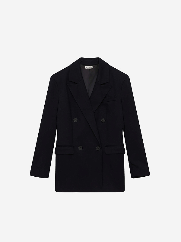 Жакет свободного кроя двубортный, фото 1