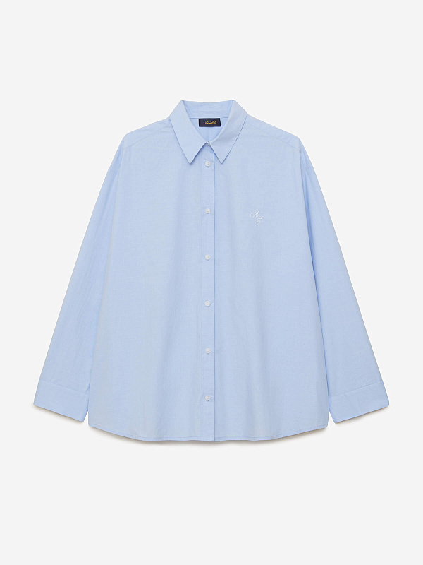 Рубашка свободного кроя из хлопка, фото 1