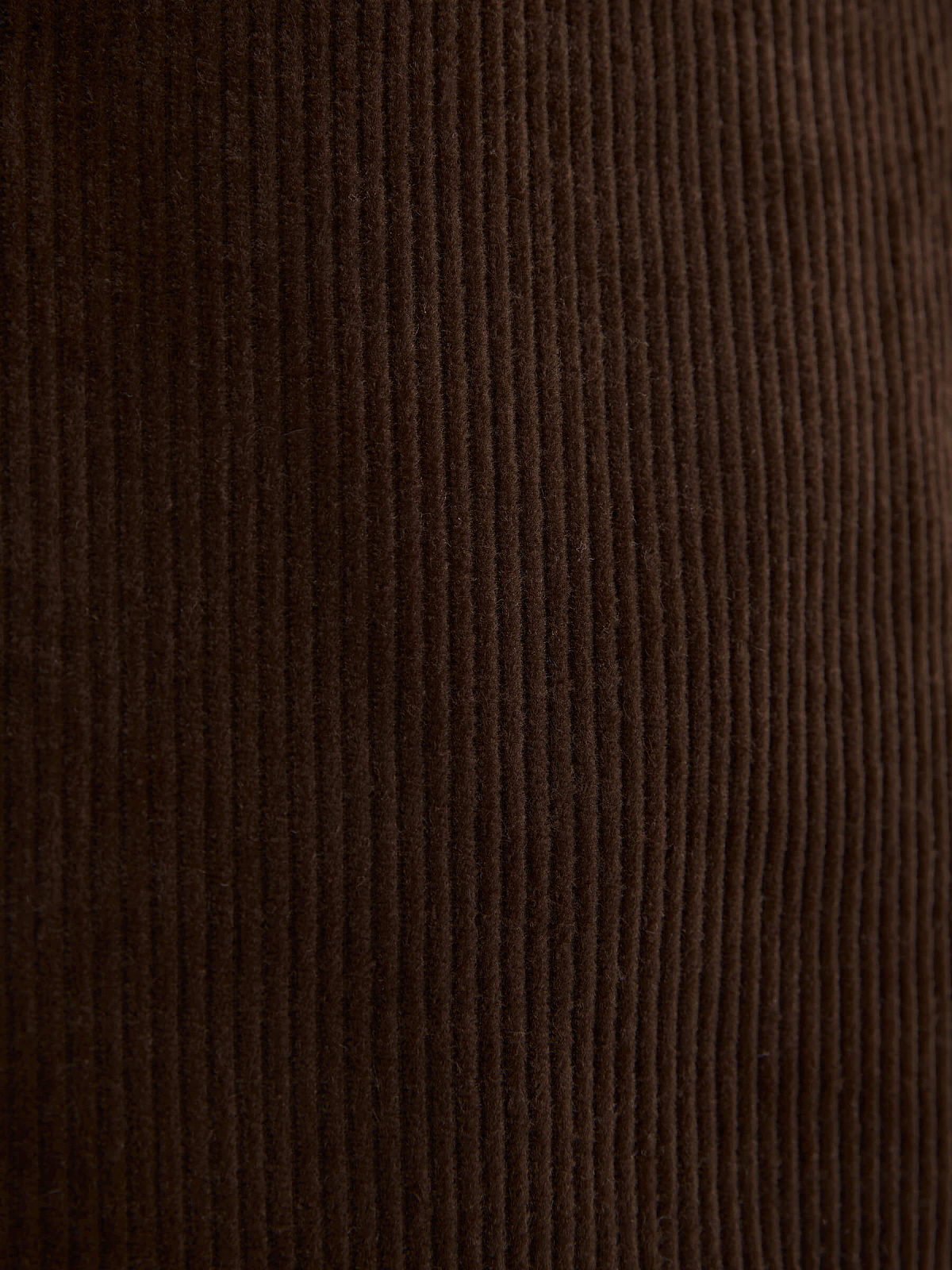 Жакет однобортный из вельвета 0211, коричневый