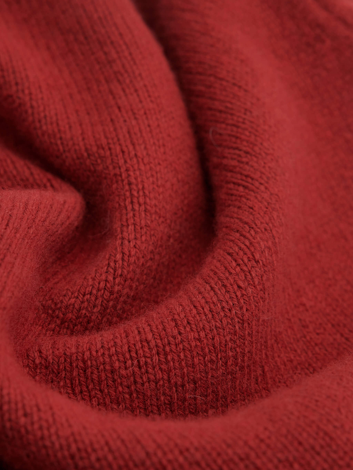 Свитер с интарсией лошадка, красный