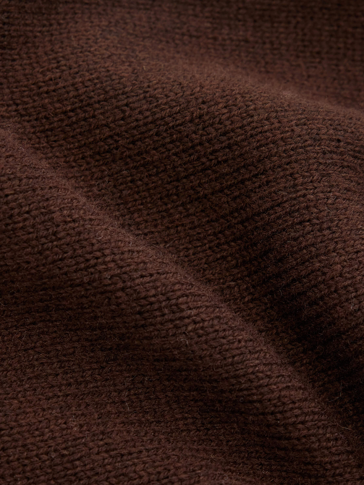 Джемпер с узором фэйр айл, коричневый