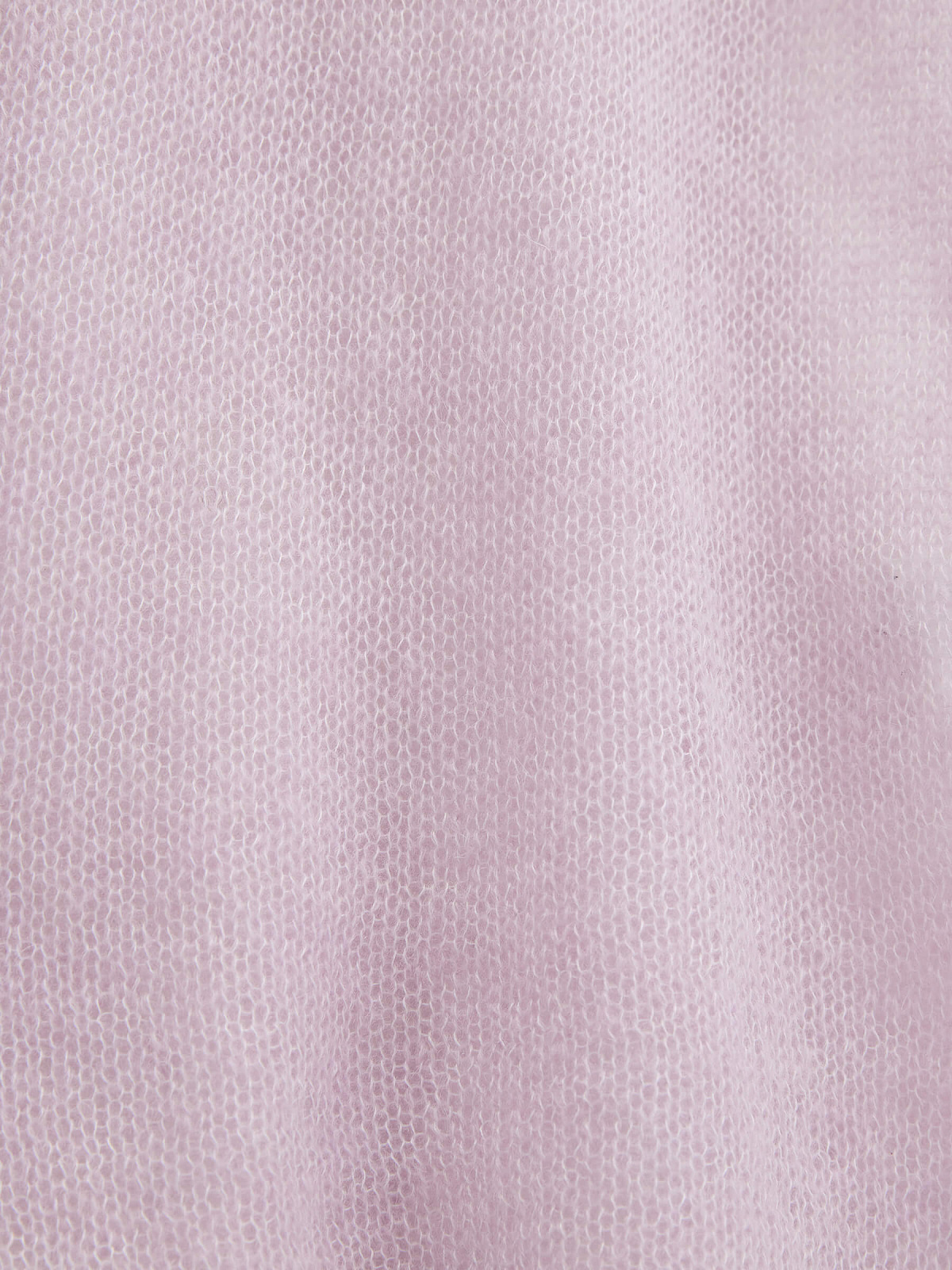 Джемпер вязаный из мохера, лавандовый