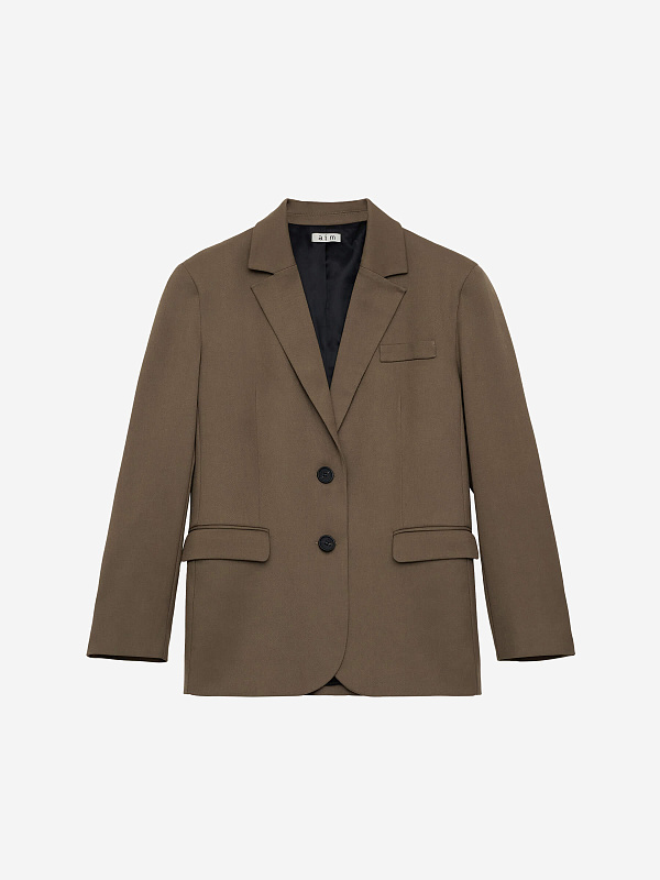 Жакет свободного кроя однобортный, фото 1