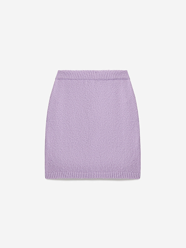 Юбка-мини из хлопка букле, фото 1