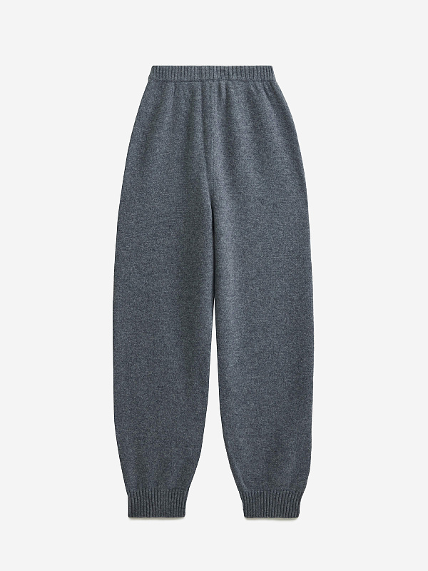 Брюки вязаные джоггеры из 100% мериноса, фото 1