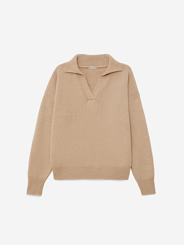 Джемпер-поло свободного кроя, фото 1