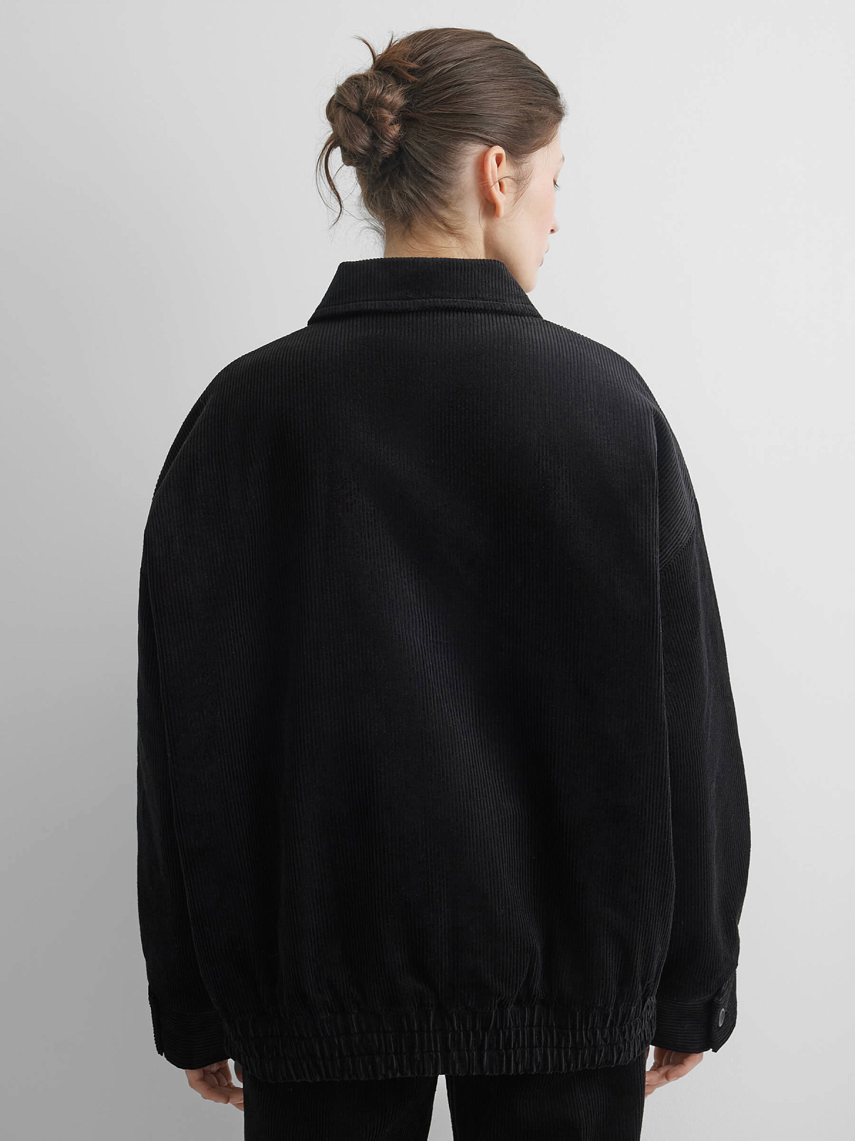 Куртка из вельвета 0161, черный