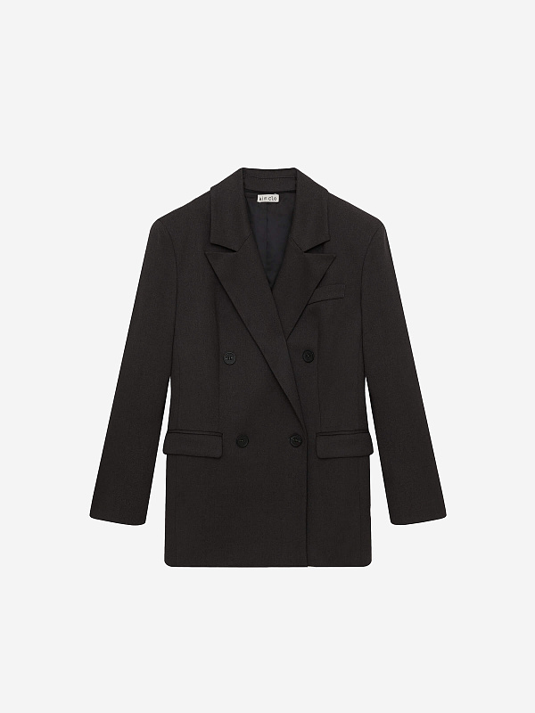 Жакет свободного кроя двубортный, фото 1