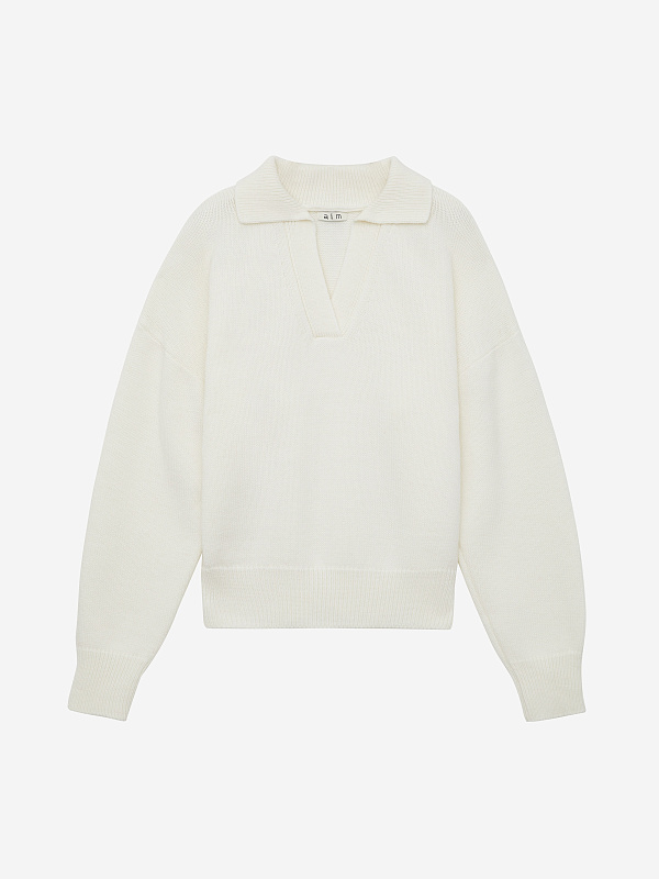 Джемпер-поло свободного кроя, фото 1