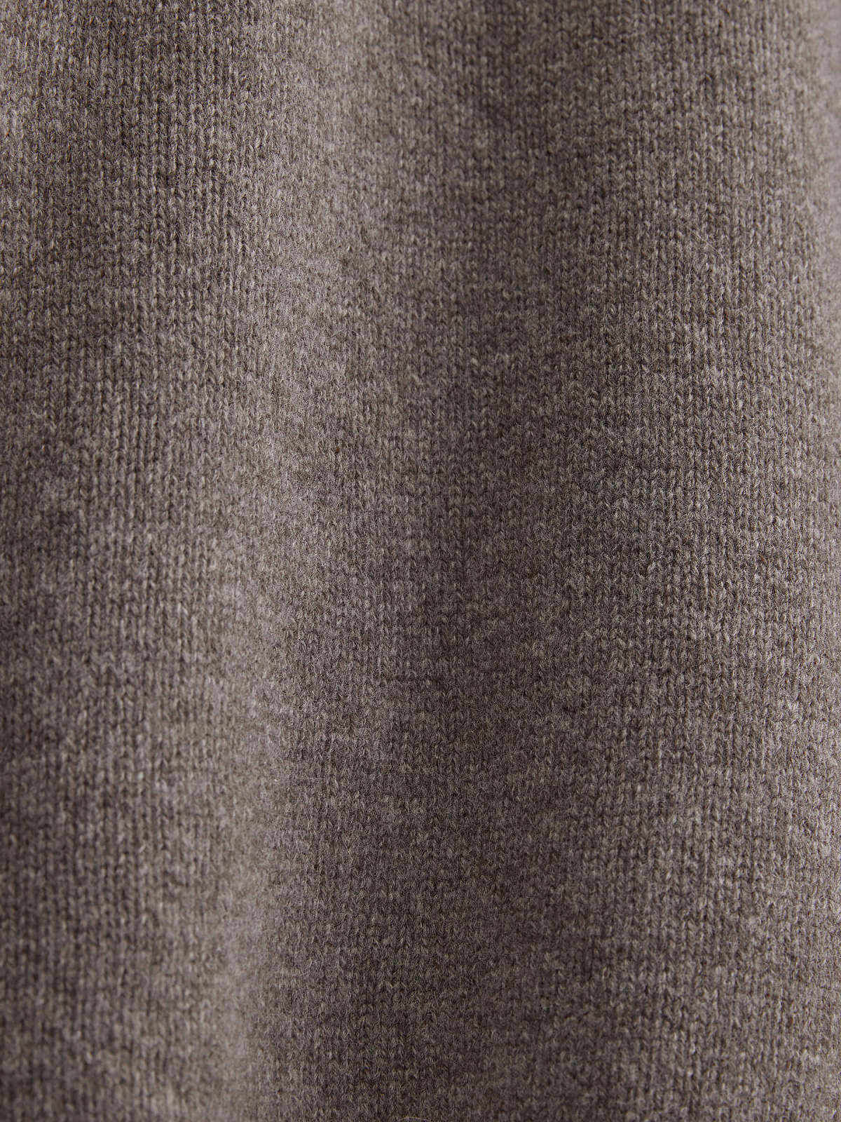 Брюки вязаные из 100% мериноса, коричневый меланж