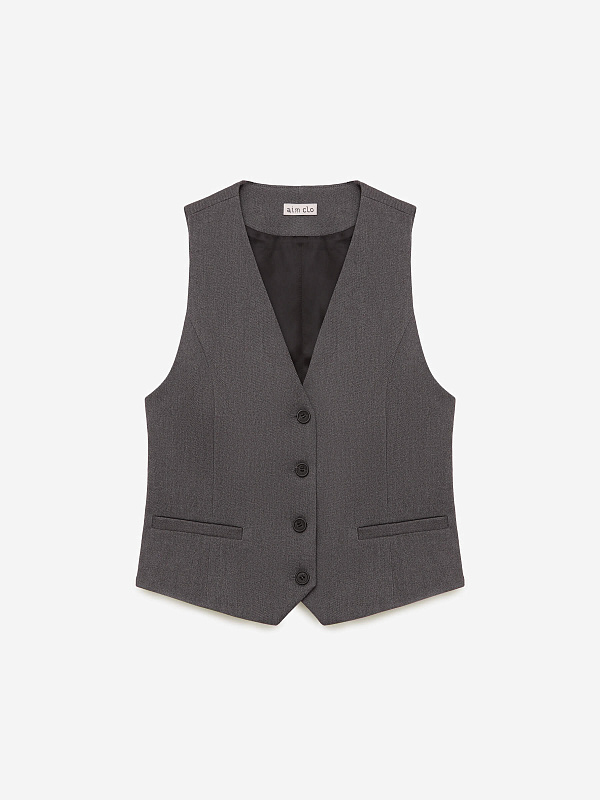 Жилет из костюмной ткани, фото 1