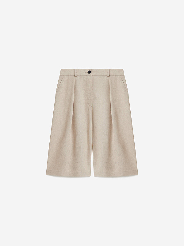 Шорты-бермуды из льна, фото 1