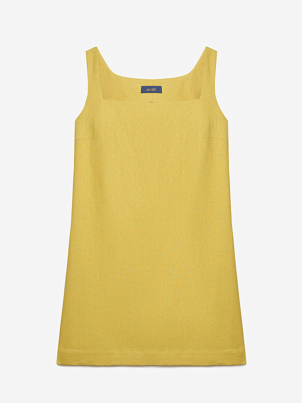 Платье мини из льняной ткани, фото 1