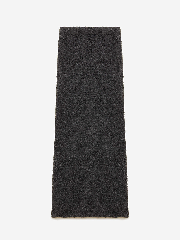 Юбка макси букле из альпаки и шерсти, фото 1