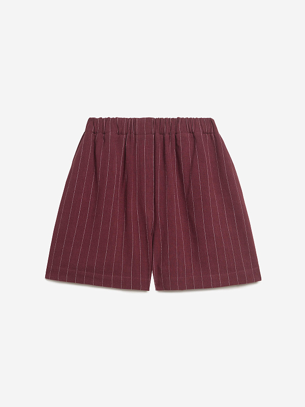 Шорты льняные в полоску, фото 1