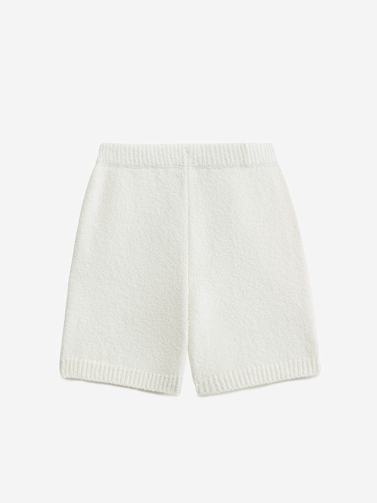 Шорты из хлопка букле, белый