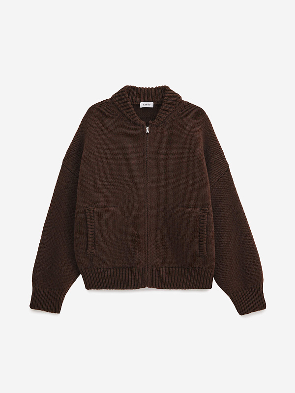 Вязаный бомбер, фото 1