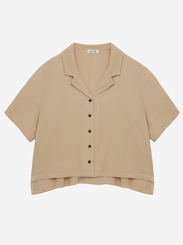 Пижамная рубашка с коротким рукавом, фото 1