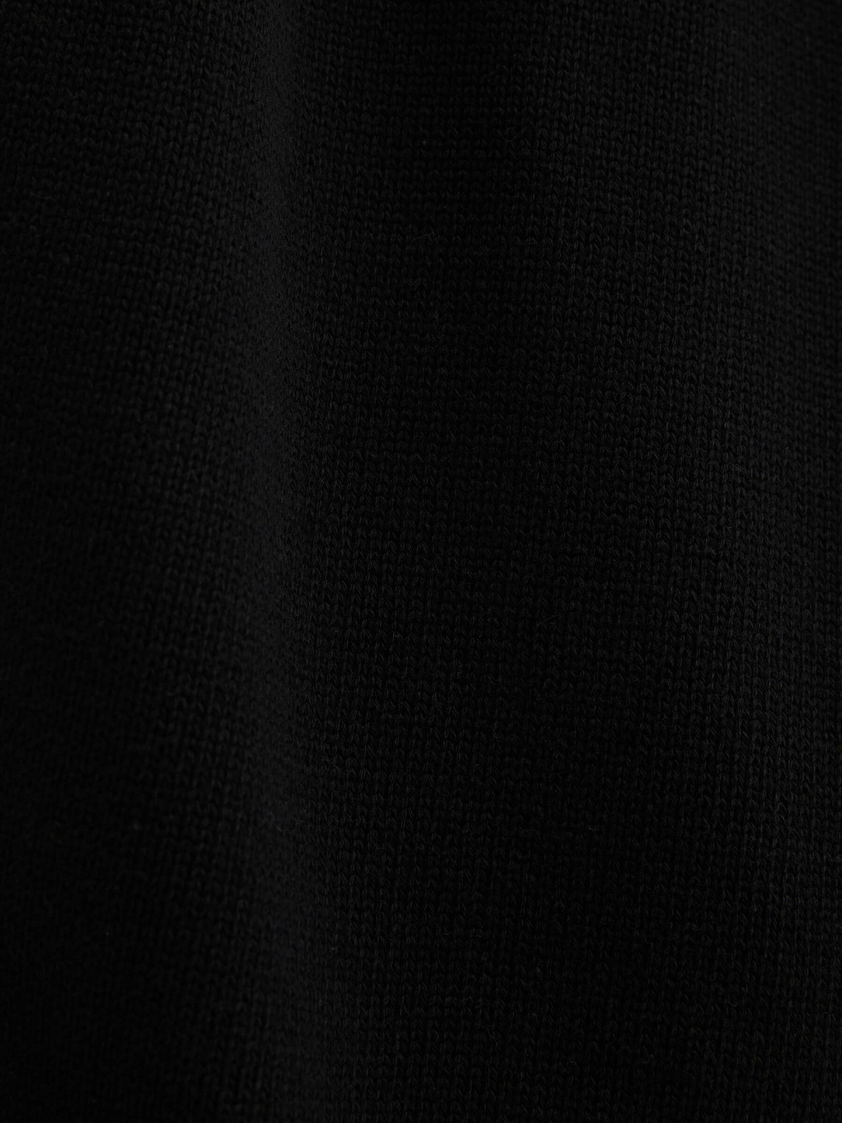 Брюки объемные из 100% хлопка, черный