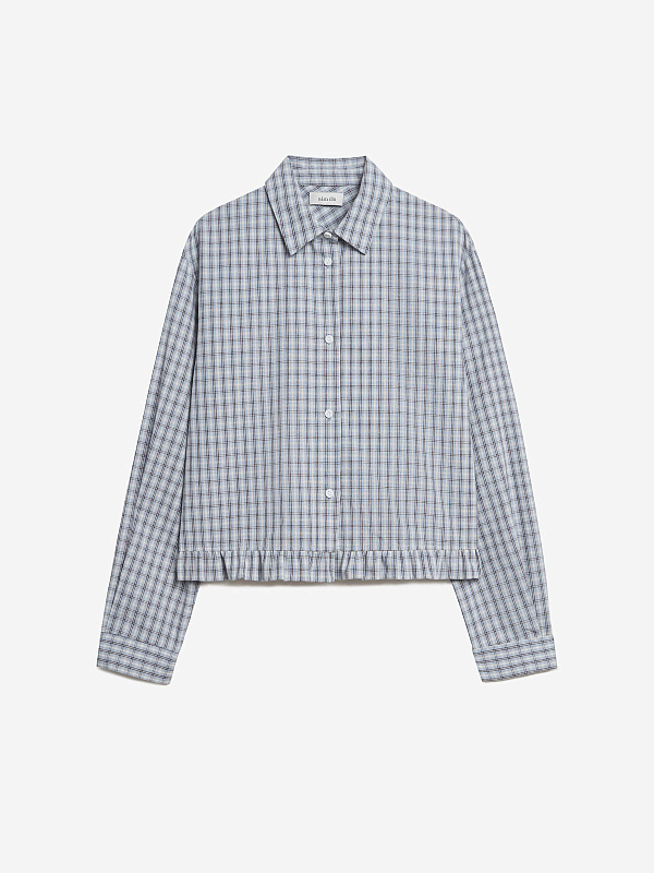 Рубашка укороченная из хлопка, фото 1