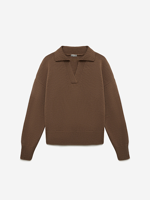 Джемпер-поло свободного кроя, фото 1