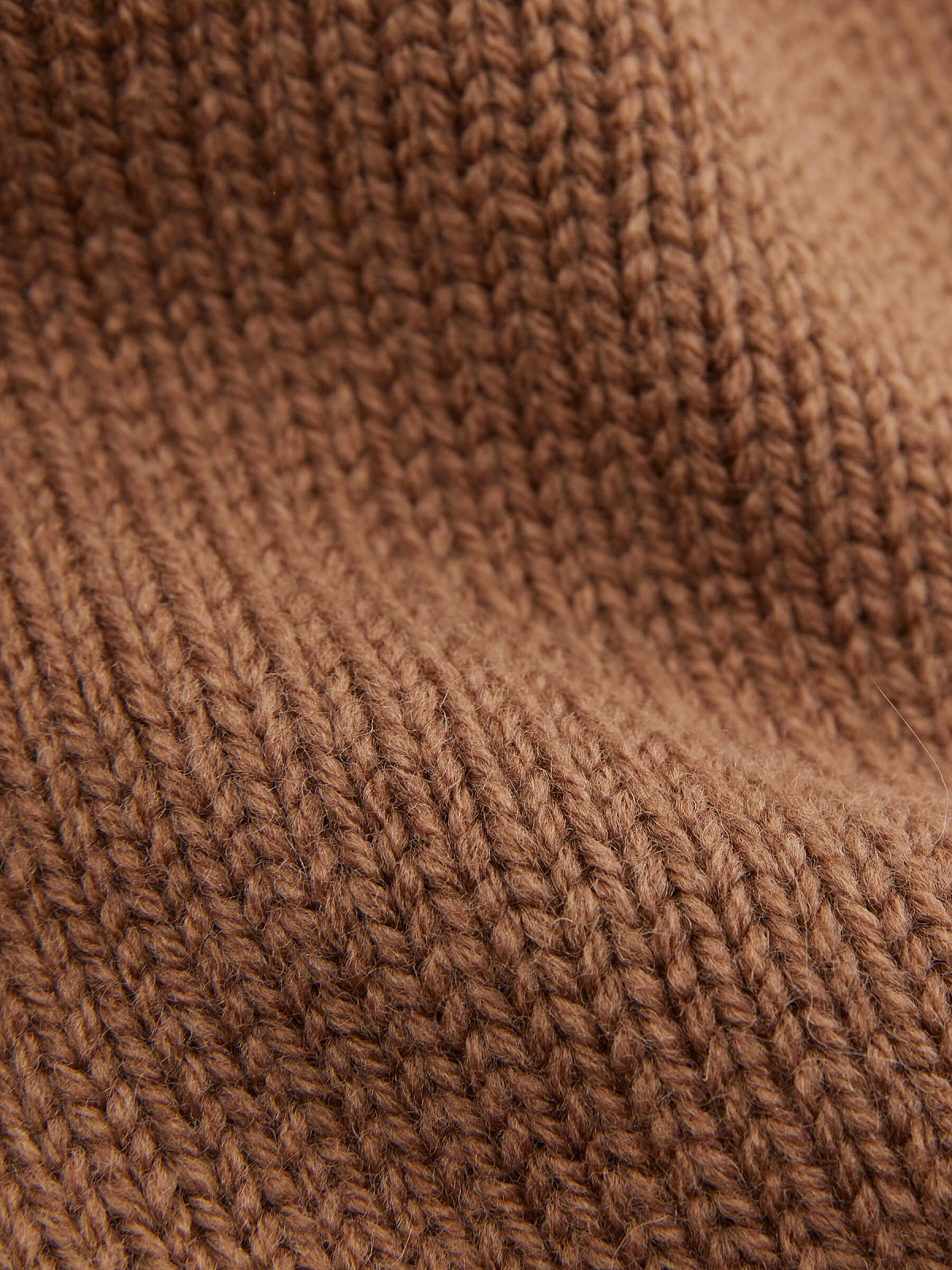 Косынка из шерсти, кофейный