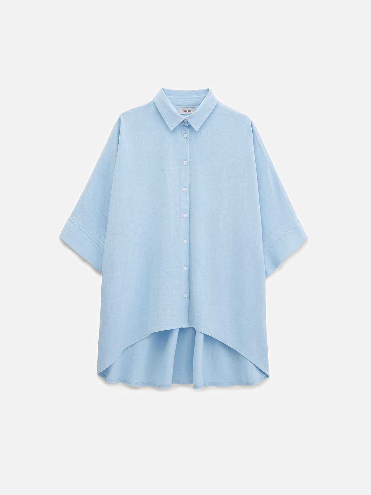 Костюм изо льна 0222, голубой