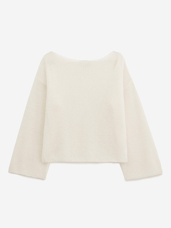 Джемпер из мохера прозрачный, фото 1