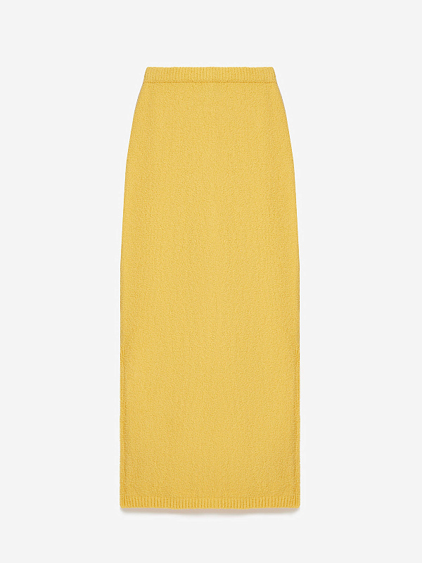 Юбка макси из хлопка букле, фото 1