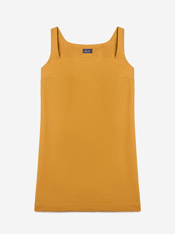 Платье мини из льняной ткани, фото 1