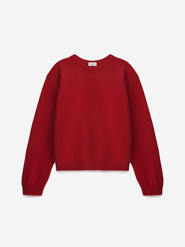 Джемпер свободного кроя из 100% мериноса, фото 1