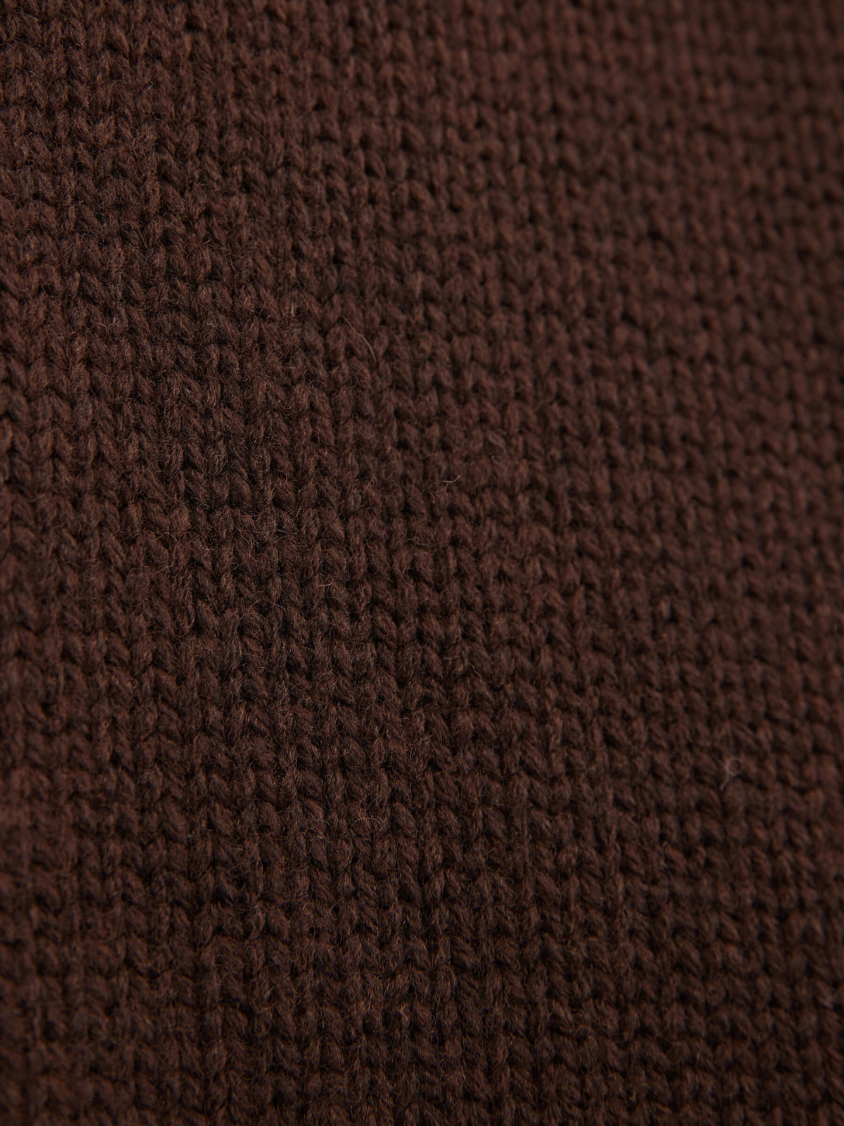 Вязаный бомбер, коричневый