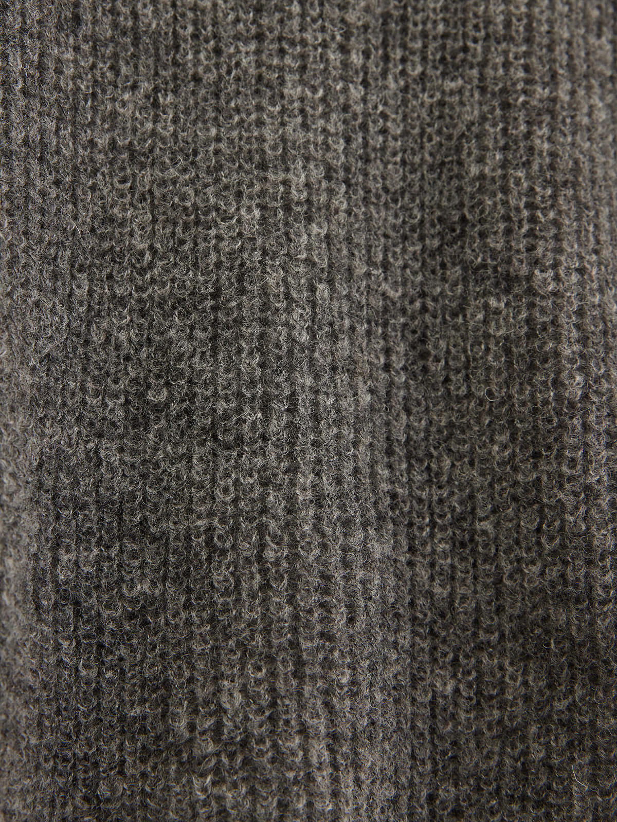 Джемпер из мохера прозрачный, серый