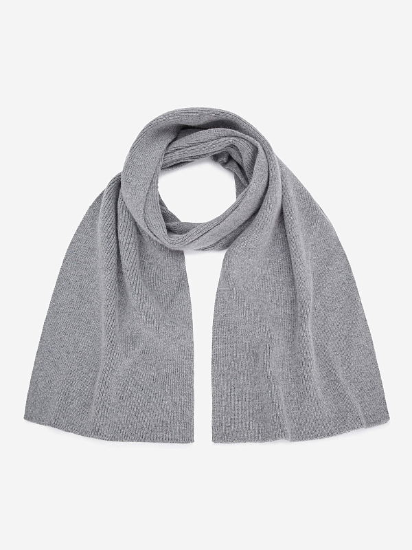 Шарф гладкой вязки с ангорой, фото 1