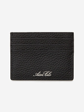 Картхолдер кожаный, черный