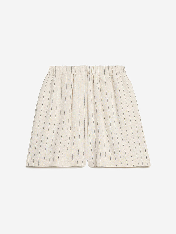 Шорты льняные в полоску, фото 1