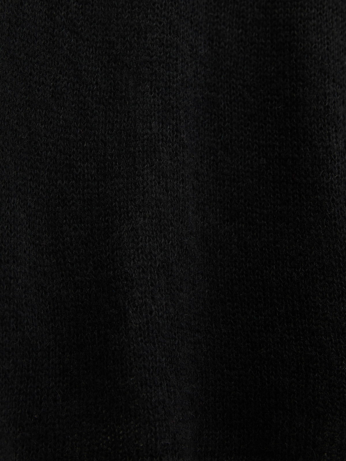 Джемпер вязаный из мохера, черный